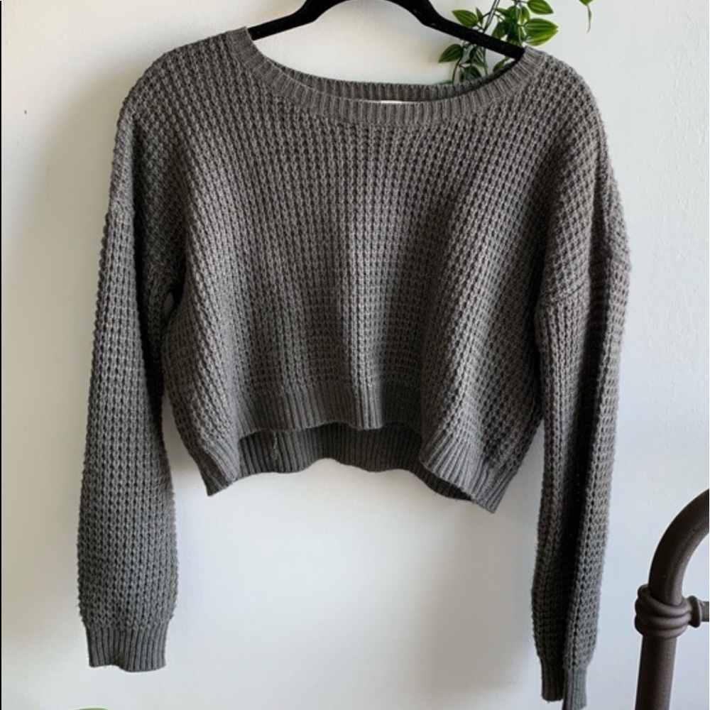 Cropped Forever 21 Knit sweater